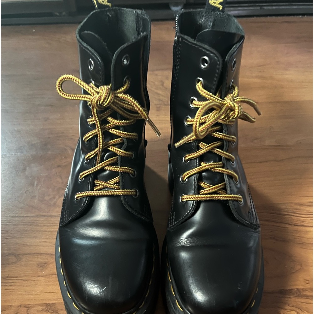 JADON SMOOTH LEATHER PLATFORM BOOTS